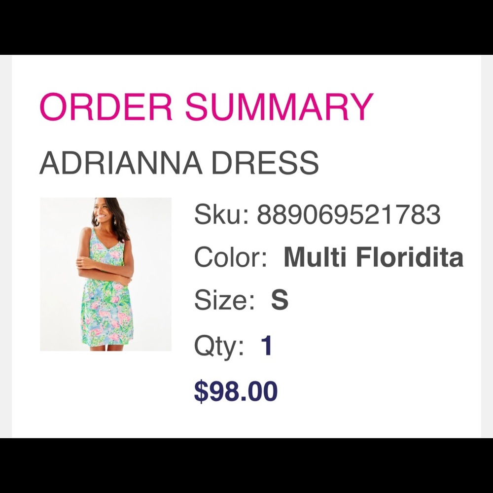 New Lilly Pulitzer dress